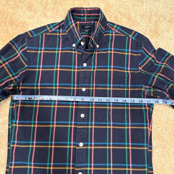 EUC Men’s J. Crew Plaid Button-down XS - Picture 5 of 7